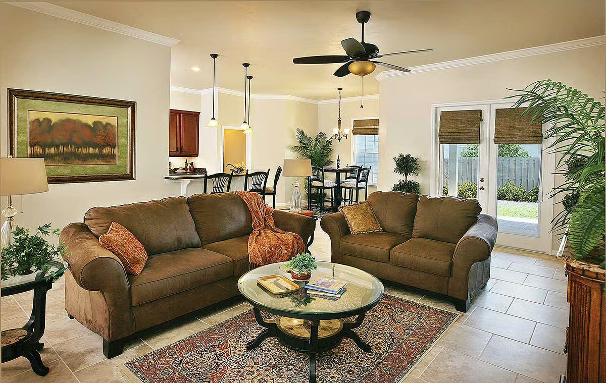 Freshly painted modern interior with soft natural light