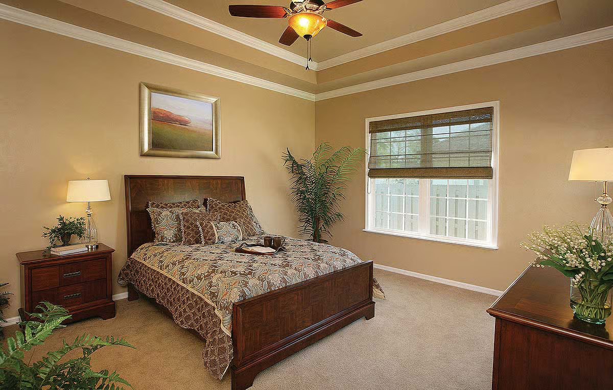 Warm bedroom repaint — Tampa, FL